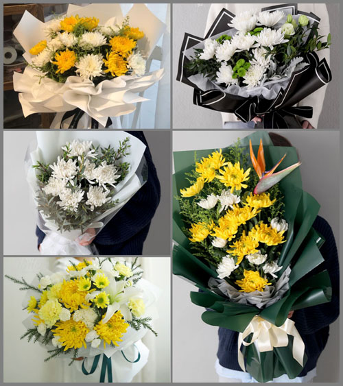 安徽宿州市灵璧县冯庙镇吴杨村白事花束代送